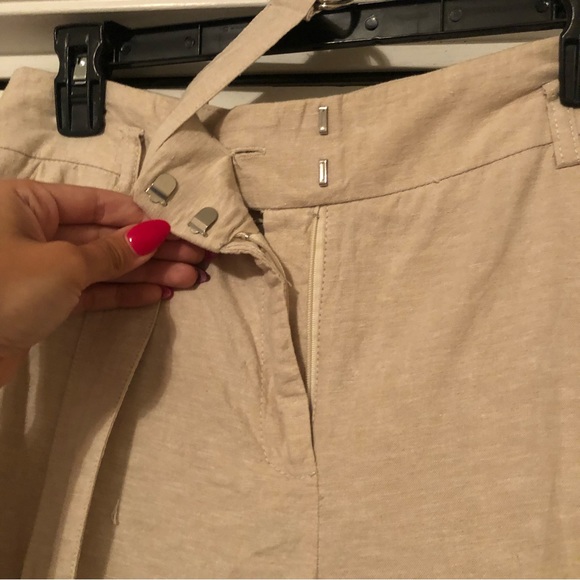 Linen Ankle Dress Pants - Picture 2 of 5